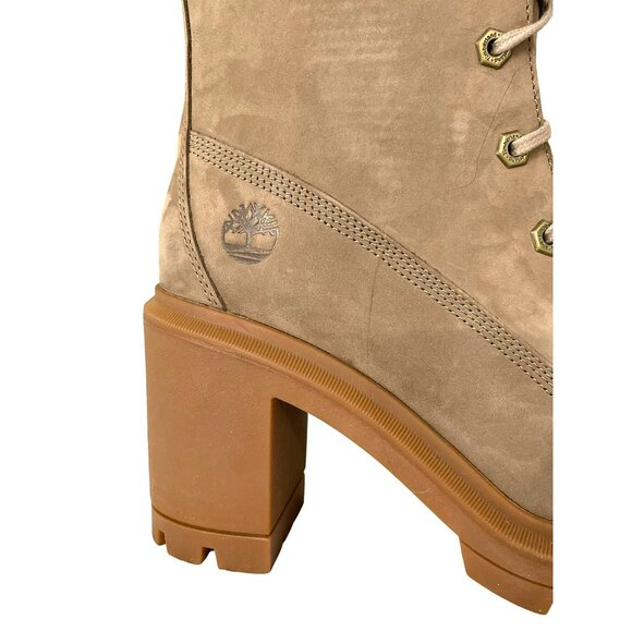 New Timberland Allington Heights Suede Lace Up Boots Sz 8 - Picture 2 of 8